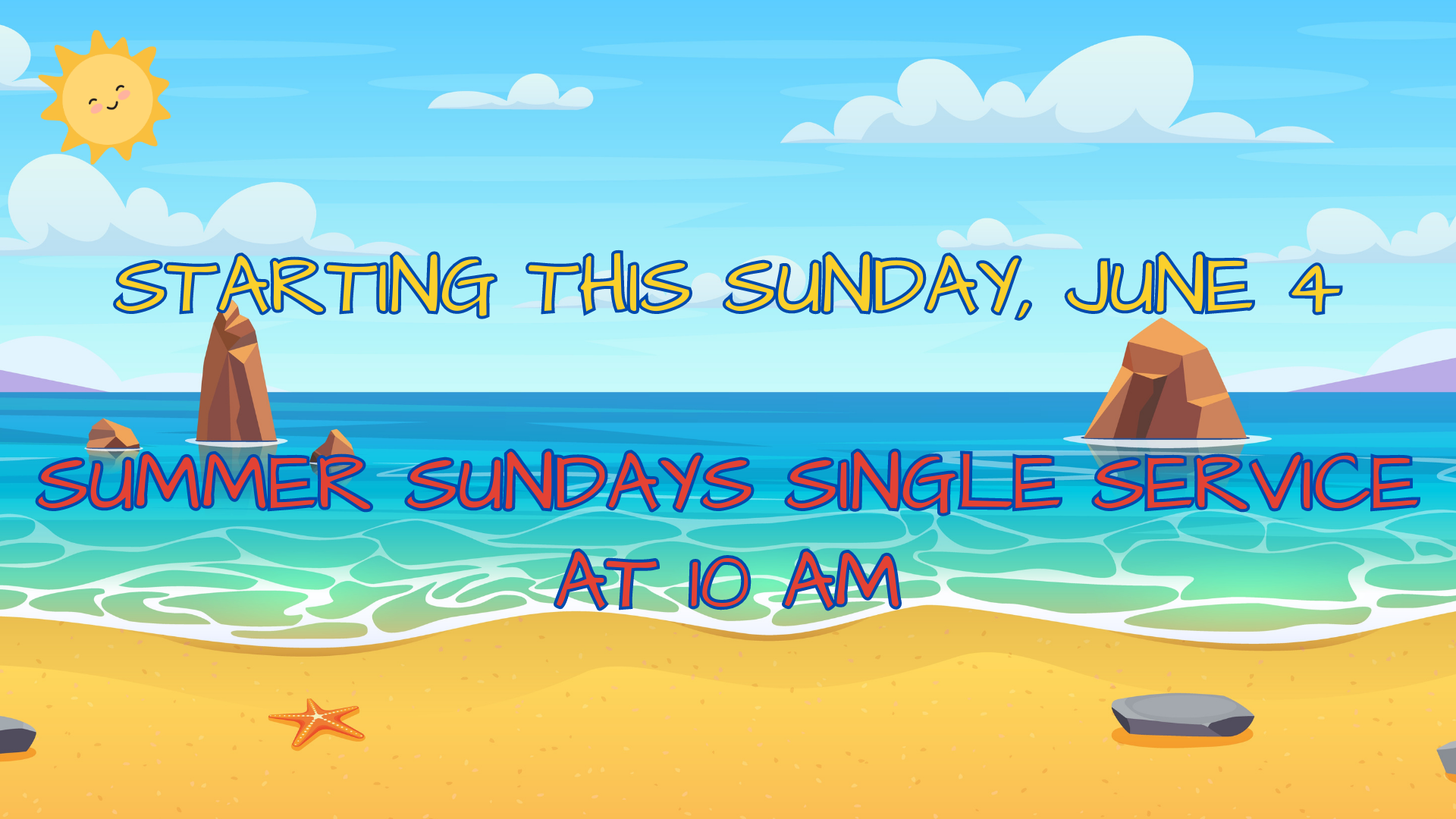 SUMMER SUNDAYS SINGLE SERVICE